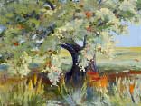 Gallery of Original Landscape Watercolor The Old Apple Tree