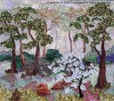 Fabric art Quilt The Little Crabapple Tree