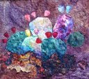 Fabric art Quilt Life Under the Prickly Pear