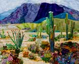 Gallery of Original Landscape Watercolor Desert in Bloom
