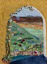  Gallery of Original Landscape Art Quilt View from Jerome Grand Hotel 