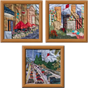 framed watercolor painting