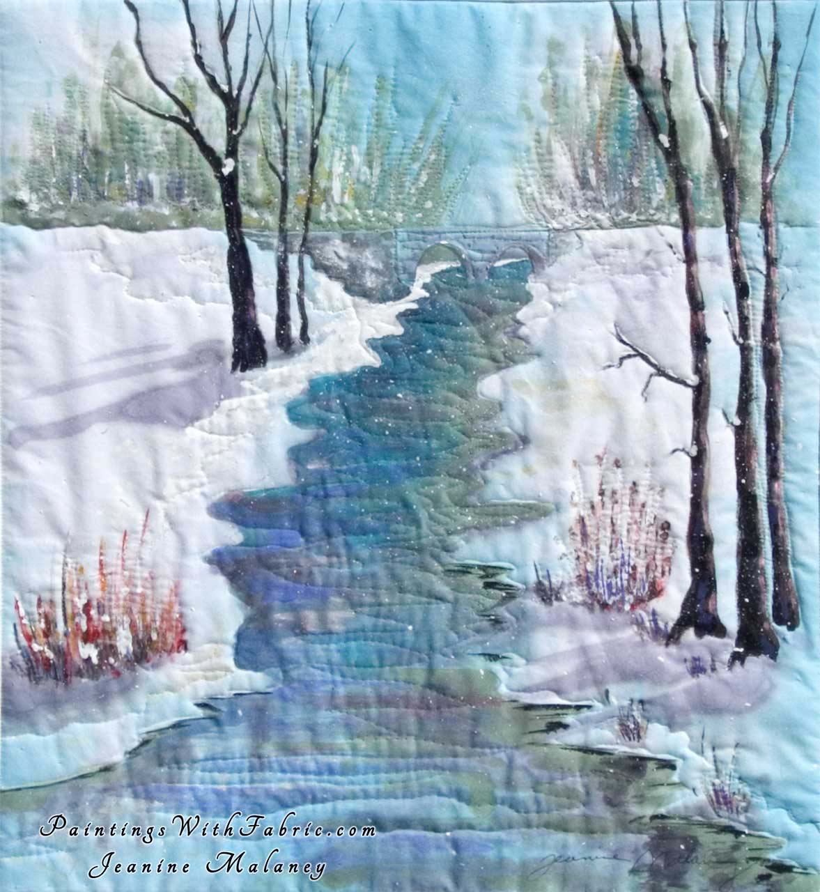  Winter QuietWatercolor Landscape Painting
