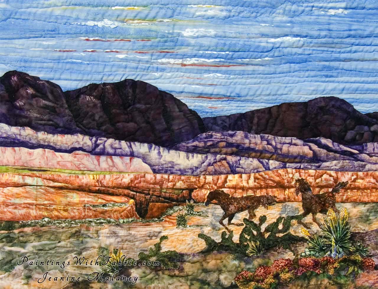 Spirit of the West I Landscape Quilt