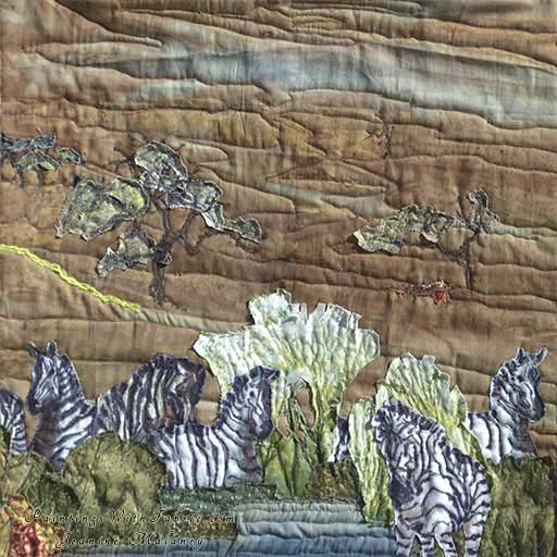SeremgetiOriginal Landscape Quilt Art Quilt