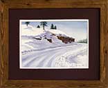 Watercolor Painting Along Piedra Road