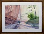 Watercolor Painting Four-wheelin Canyon de Chelly