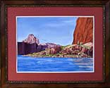 Watercolor Painting Lake Powell I
