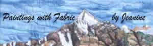 Fabric art and Watercolor Paintings