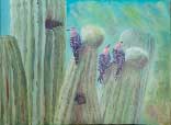 Gallery of Original Landscape Watercolor Saguaro Meetup