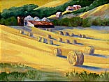 Gallery of Original Landscape Watercolor Summer Cutting