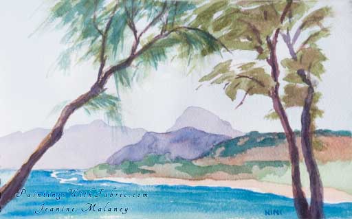  Along Kapa'a Walking Path