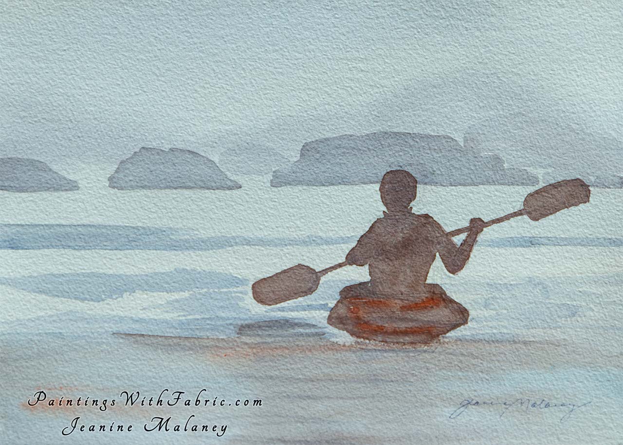 In Harmony Unframed Original Watercolor Painting Colorado  Rocky mountain view